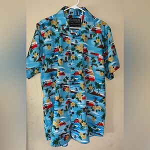 Dixxon Flannel Co. Snap-On Tools Hawiian Shirt Large Rare Limited Edition